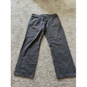 Iron Co. Mens Gray Straight Leg Pants Size W36 x L30 Pockets Flat Front